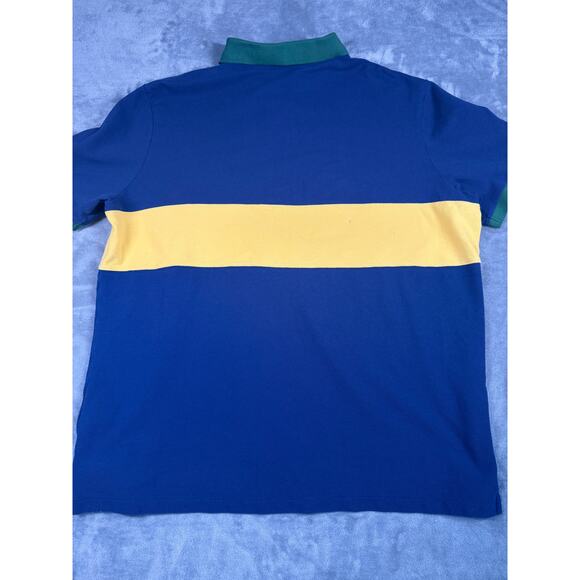Polo Ralph Lauren XXL Colorblock Big Pony Mesh Polo Shirt Big Tall Mens - Picture 8 of 10